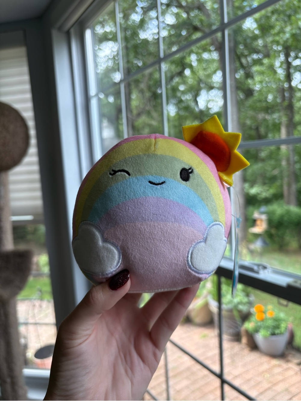 OG 2021 sunshine the rainbow squishmallow NWT 5in